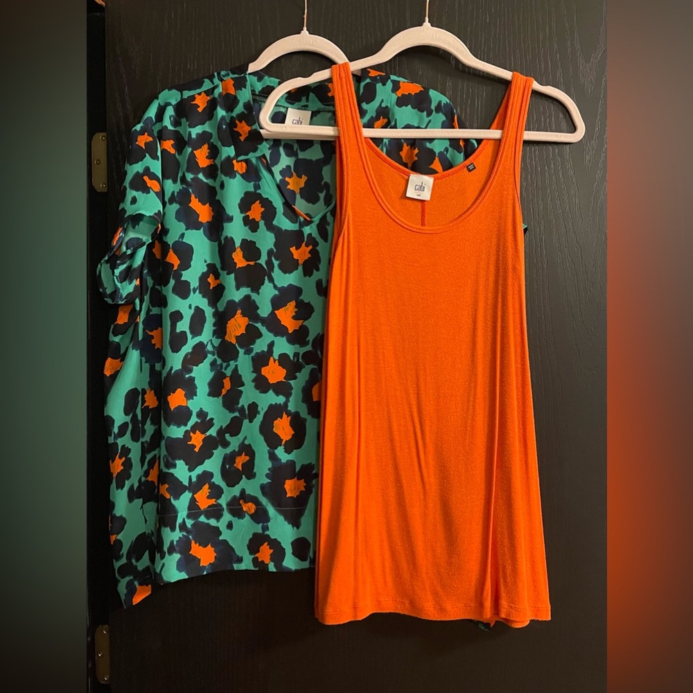 Cabi Rita Leopard Print Top with Tank